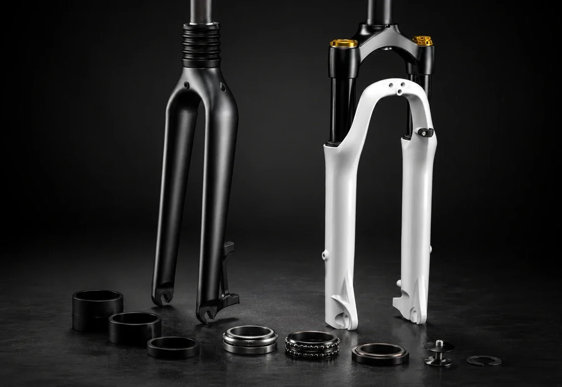 Bicycle Fork Steerer Compatibility Diagram