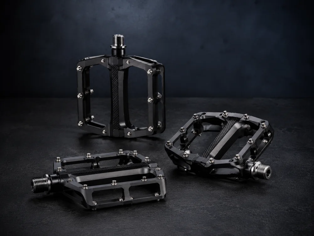 Bicycle Pedals by Material, Axle and Bearing Type