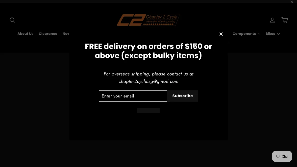 Chapter 2 Cycle official homepage screenshot