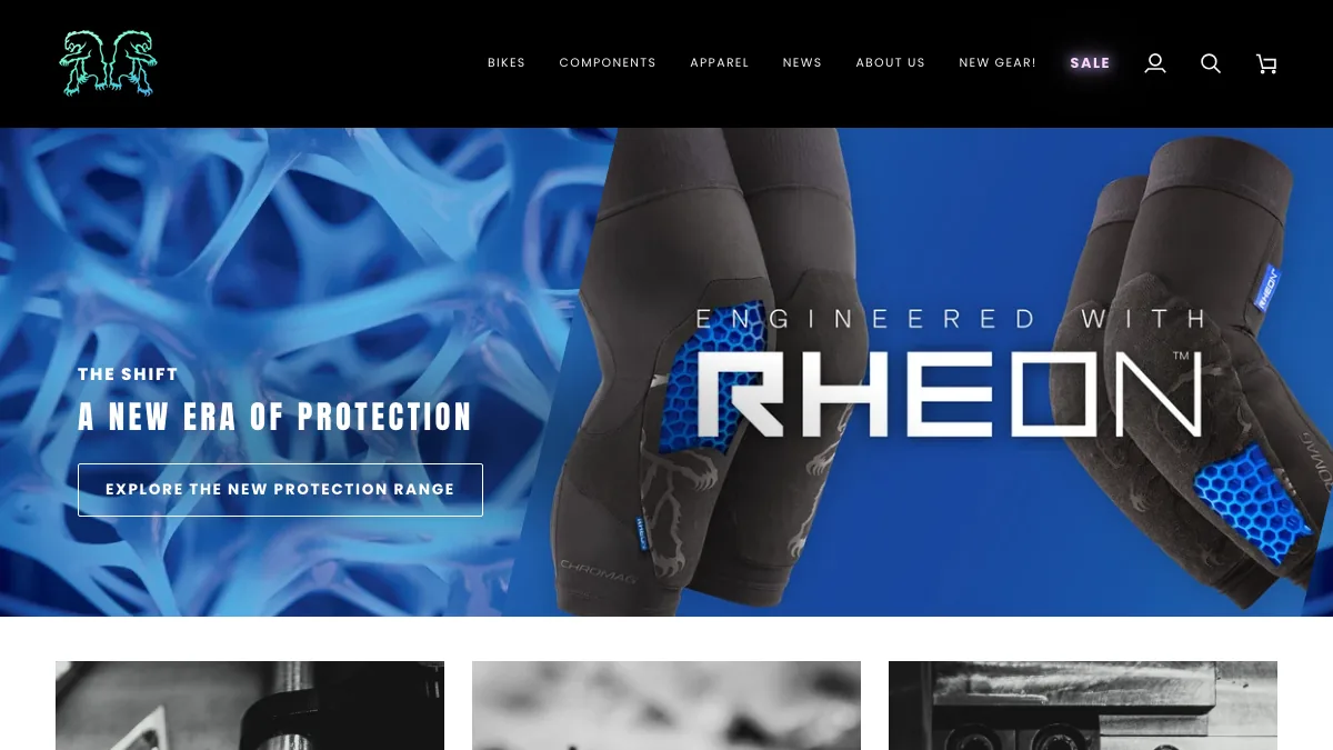 Chromag Bikes official homepage screenshot