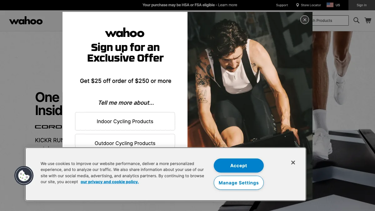 Wahoo SPEEDPLAY official homepage screenshot