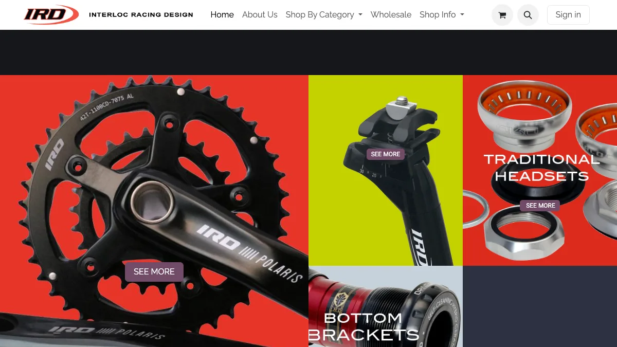 Interloc Racing Design official website screenshot