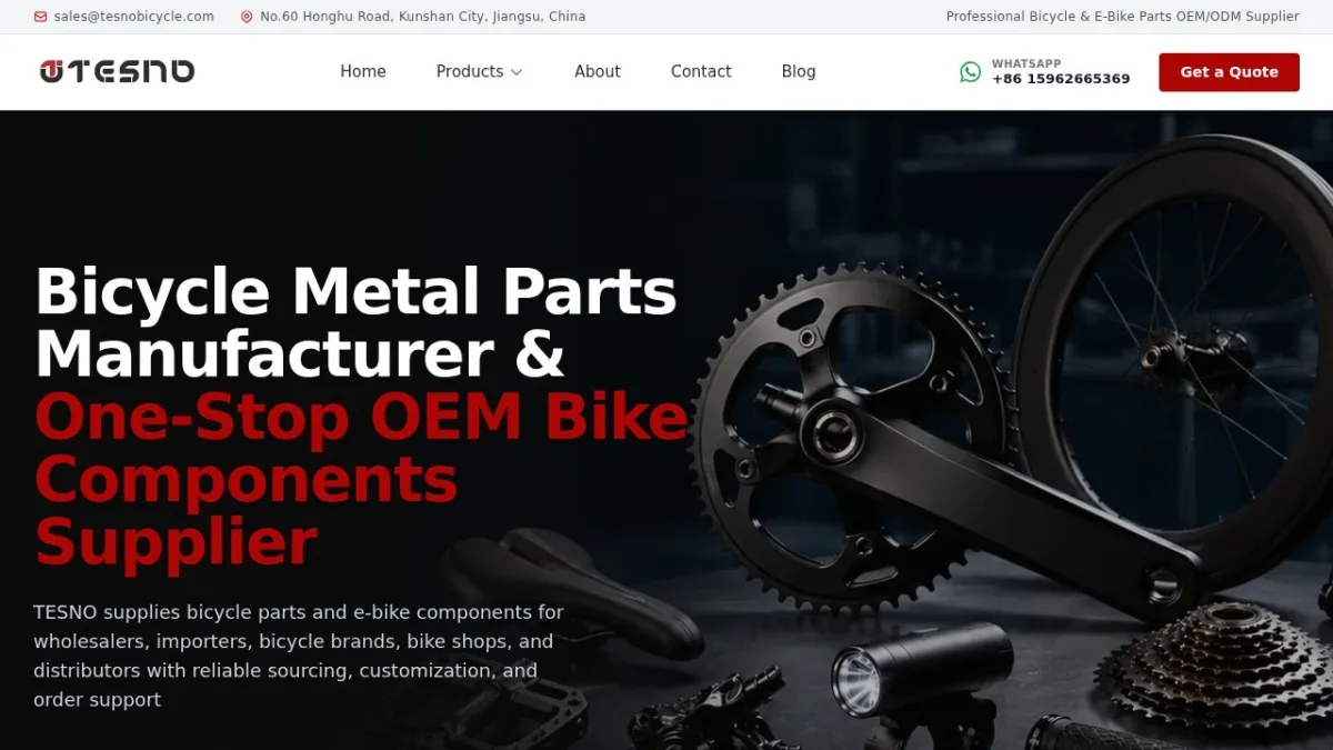 TESNO official website screenshot
